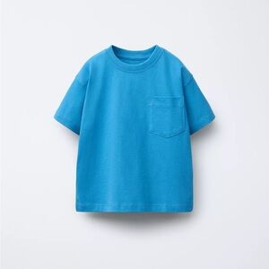 Zara Kids Plain Pocket T-Shirt